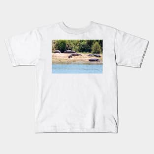 Hippo Family in Kruger National Park - South Africa Kids T-Shirt